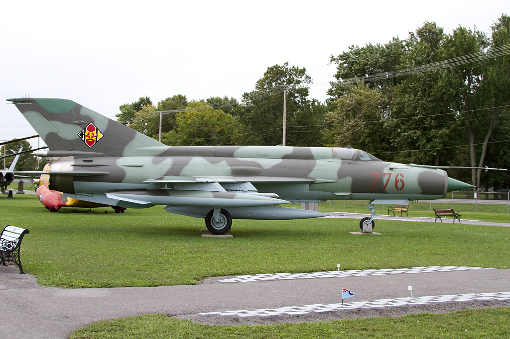 DDR - Air Force, 776, Mikoyan-Gurevich, MiG-21MF, 05.09.2011, YTR, Trenton, Canada 





