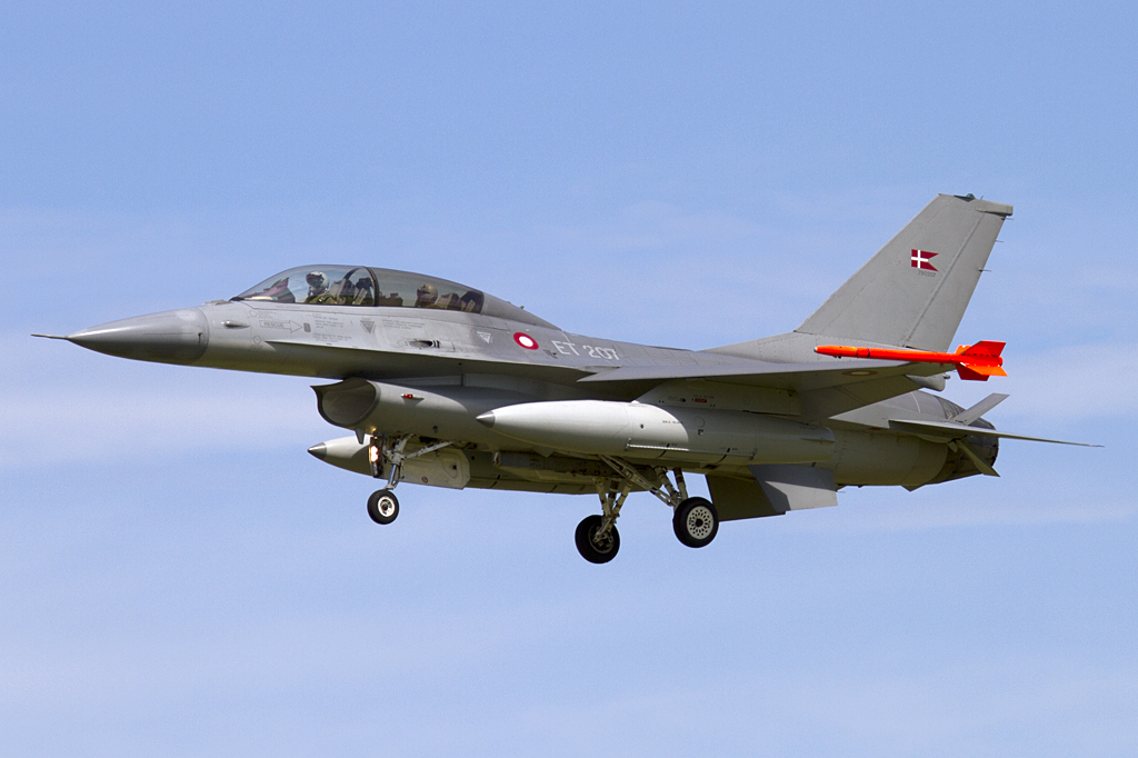 Denmark - Air Force, ET-207, Sabca, F-16B Fighting Falcon, 06.06.2010, EKSP, Skrydstrup, Denmark 


