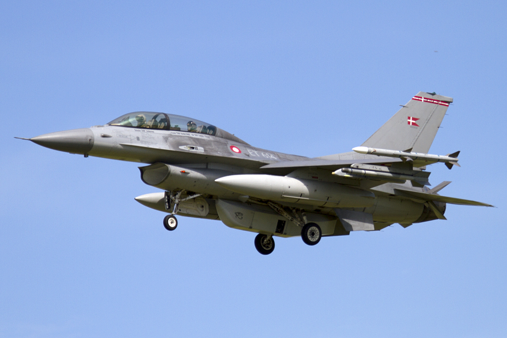 Denmark - Air Force, ET-614, Sabca, F-16B Fighting Falcon, 06.06.2010, EKSP, Skrydstrup, Denmark 



