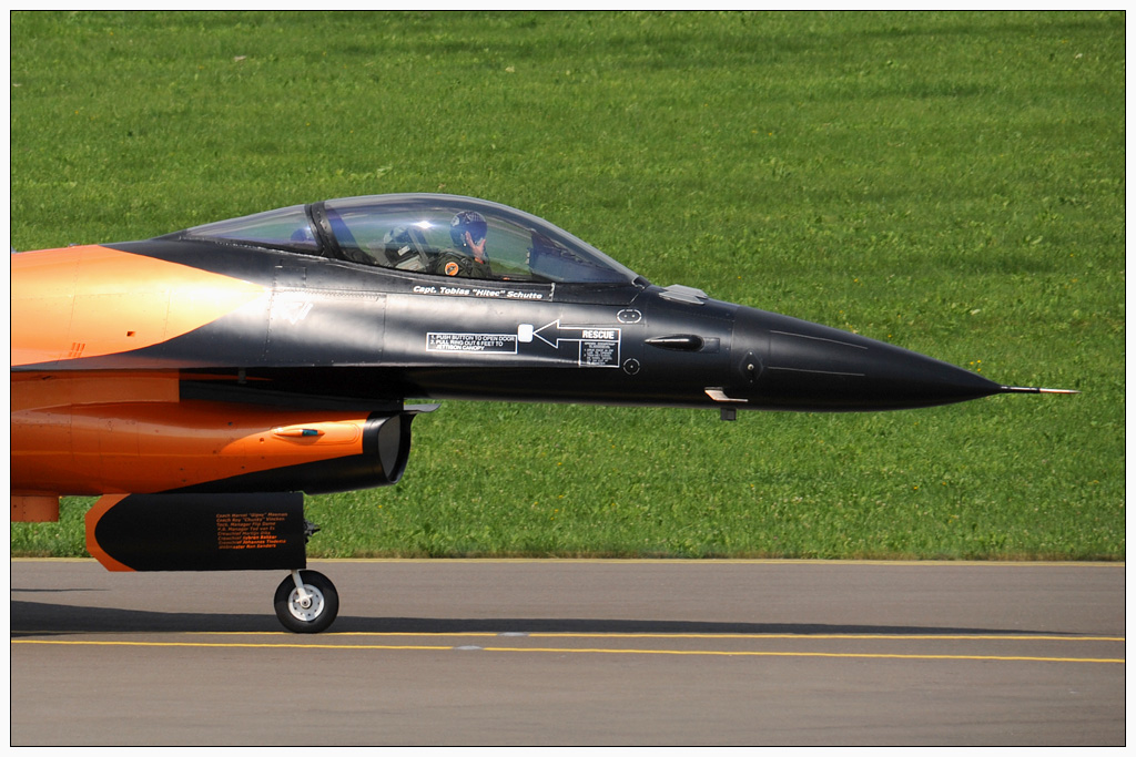 Detail der F-16 AM Fighting Falcon aus Holland - Airpower 2011 Zeltweg 1.7.2011
