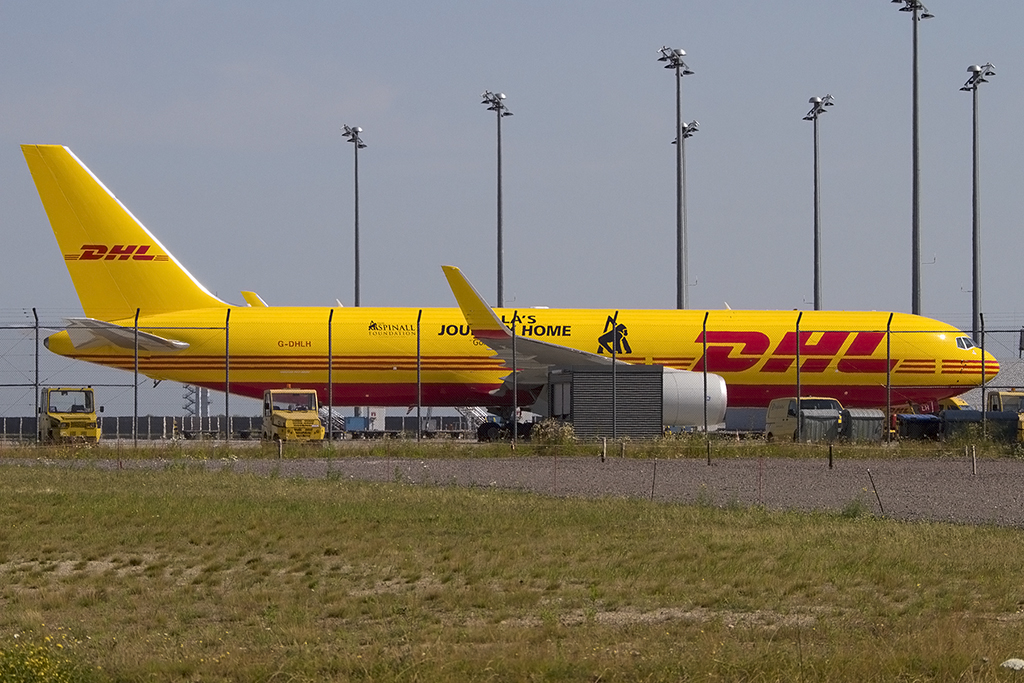 DHL, G-DHLH, Boeing, B767-3JHF-ER, 08.07.2013, LEJ, Leipzig, Germany 






