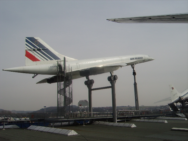 Die Air France Concorde in Sinsheim Museum am 17.03.10  