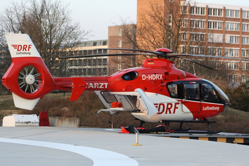 DRF Luftrettung 
Eurocopter EC-135 P2+ 
D-HDRX 
St.Vincentius Hospitel, Karlsruhe,Germany
08.03.11