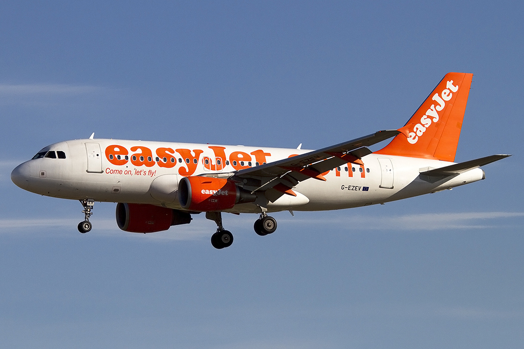 EasyJet, G-EZEV, Airbus, A319-111, 14.09.2012, BCN, Barcelona, Spain 



