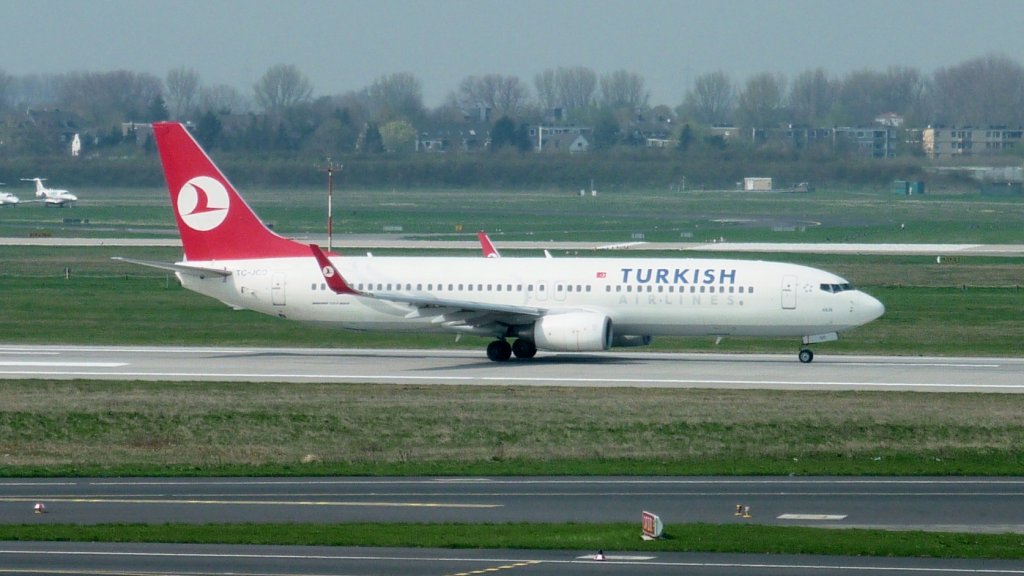 Eine Boeing 737-800 der Turkish Airlines