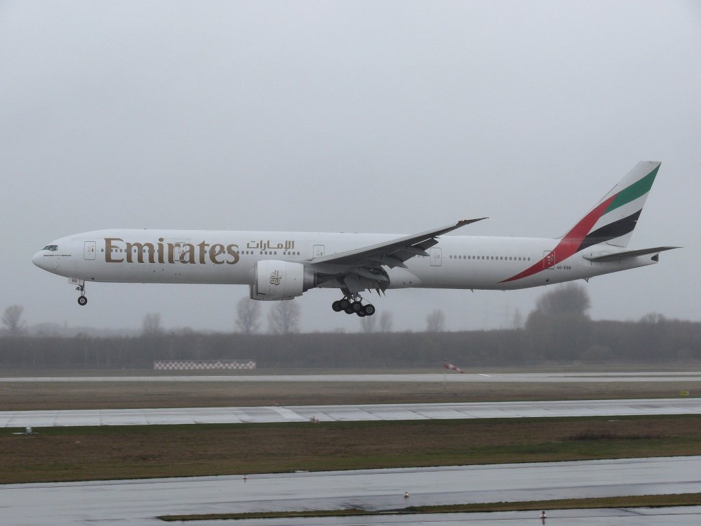 Emirates; A6-EBB; Flughafen Dsseldorf. 21.03.2010