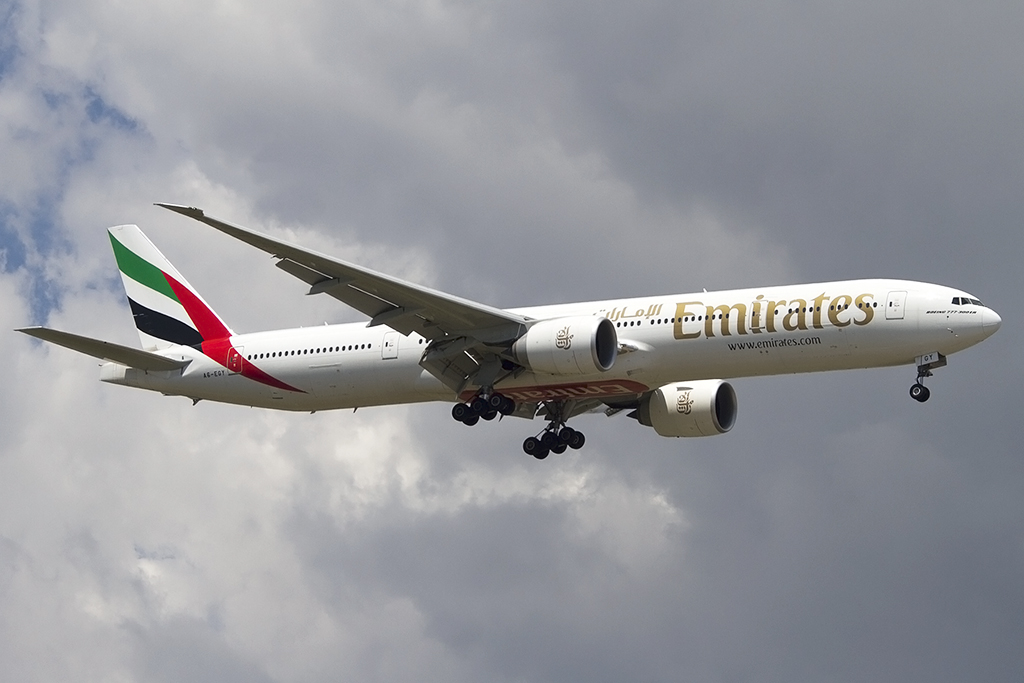 Emirates, A6-EGY, Boeing, B777-31H-ER, 04.05.2013, BCN, Barcelona, Spain 





