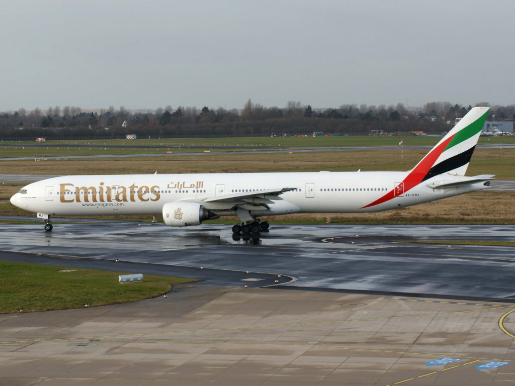 Emirates, A6-EMX, Boeing, 777-300, 06.01.2012, DUS-EDDL, Dsseldorf, Germany 