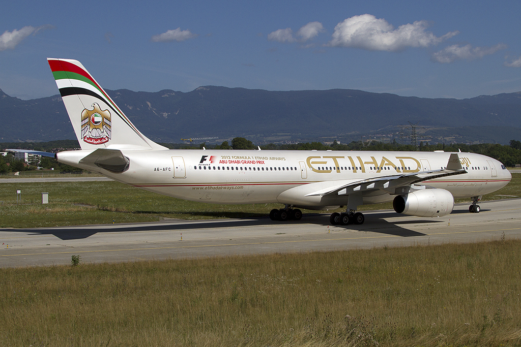Etihad Airways, A6-AFC, Airbus, A330-343X, 04.08.2012, GVA, Geneve, Switzerland



