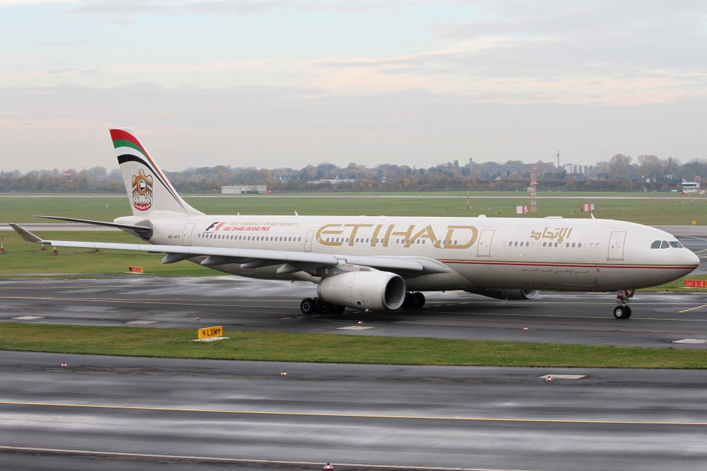 Etihad Airways, A6-AFE, Airbus, A 330-300, 10.11.2012, DUS-EDDL, Dsseldorf, Germany 