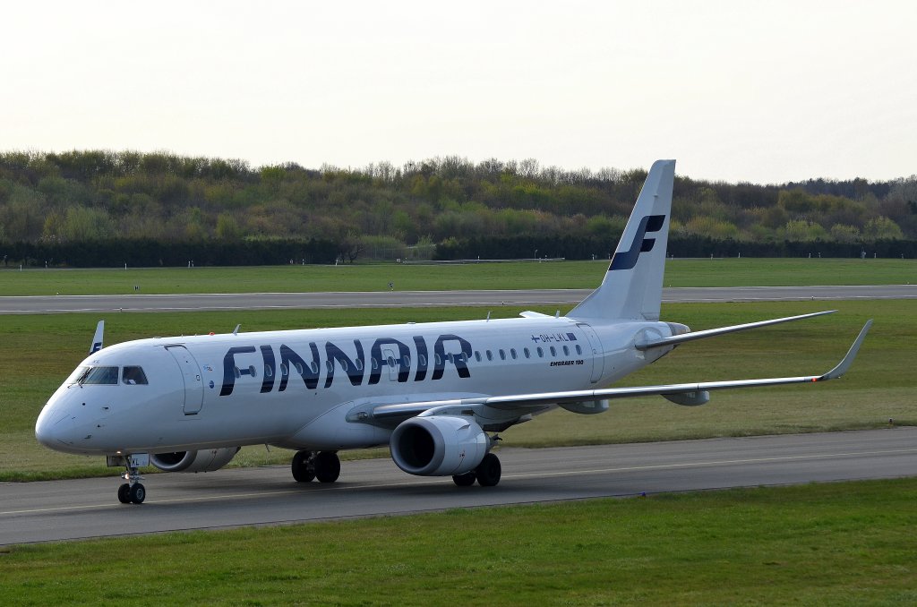 Finnair Embraer ERJ-190-100LR OH-LKL am 02.05.13 in Hamburg Fuhlsbttel.