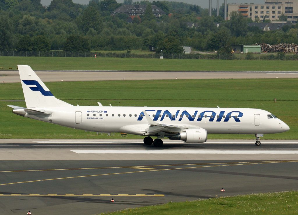 Finnair, OH-KKP, Embraer ERJ-190 LR, 28.07.2011, DUS-EDDL, Dsseldorf, Germany 

