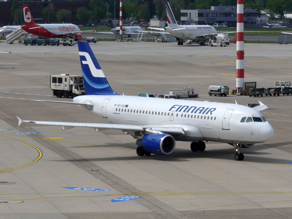 Finnair; OH-LVH; Airbus A319-112.Flughafen Dsseldorf. 15.05.2010.