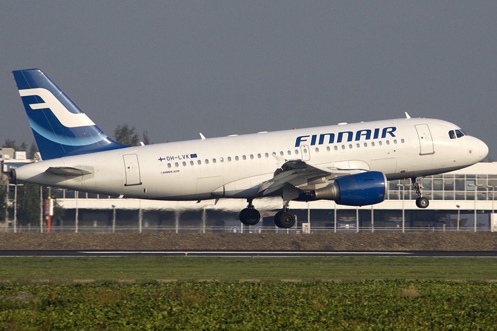 Finnair, OH-LVK, Airbus, A319-112, 19.09.2009, AMS, Amsterdam, Niederlande 


