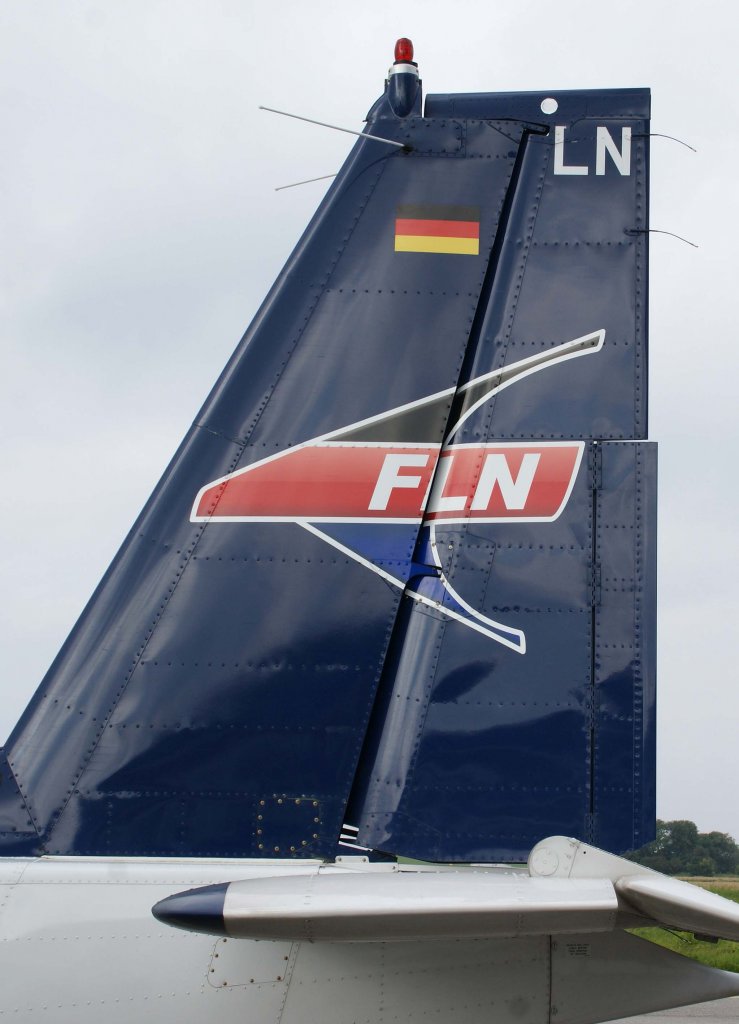 FLN FRISIA-Luftverkehr GmbH Norddeich, D-IFLN  Norden , Britten-Norman, BN-2B-20 Islander (Seitenleitwerk/Tail), 04.09.2011, EDWS, Norden-Norddeich, Germany