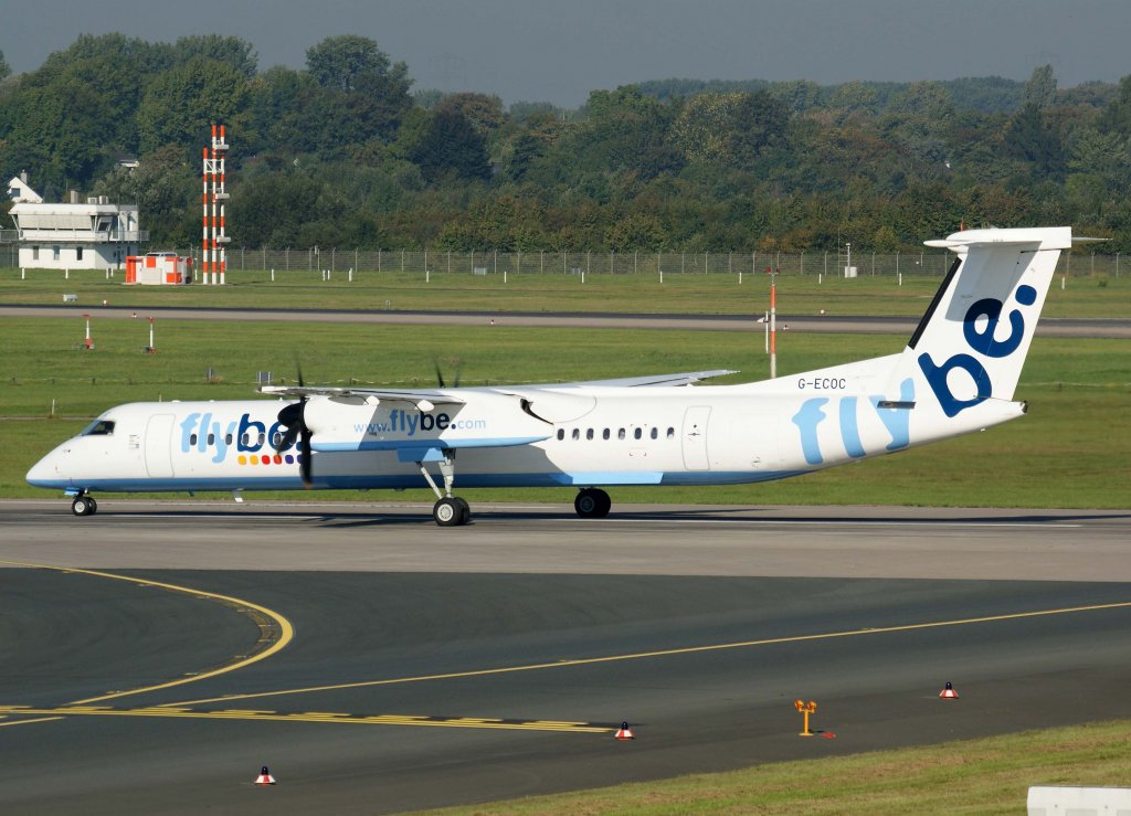 Flybe, G-ECOC, Bombardier DHC 8Q-400, 2010.09.22, DUS-EDDL, Dsseldorf, Germany 

