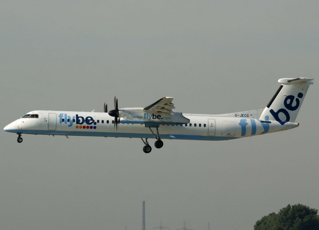 Flybe, G-JECG, Bombardier DHC 8Q-400, 2010.09.22, DUS-EDDL, Dsseldorf