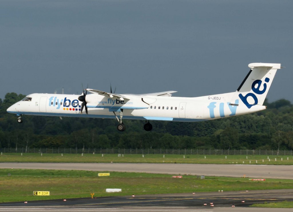 Flybe, G-JEDJ, Bombardier DHC 8Q-400, 2010.08.28, DUS-EDDL, Dsseldorf