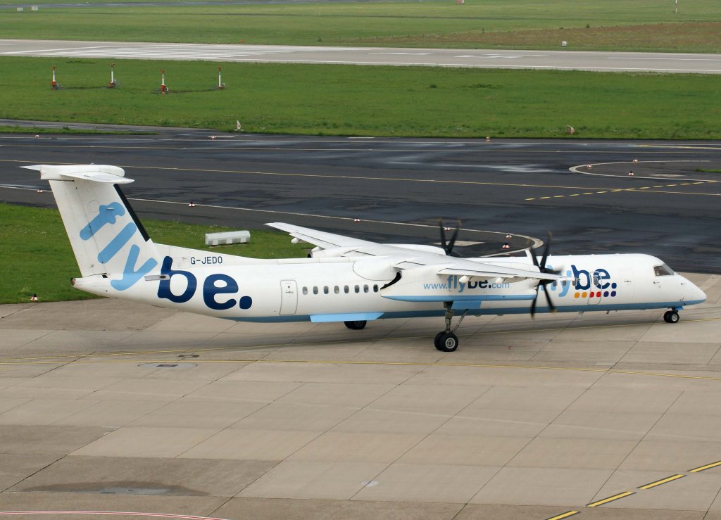 Flybe, G-JEDO, DHC 8Q-400, 28.07.2011, DUS-EDDL, Dsseldorf, Germany 