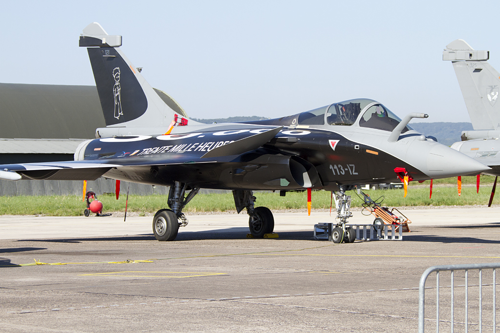 France - Air Force, 121 (113-IZ), Dassault, Rafale-C, 03.07.2011, LFSX, Luxeuil, France




