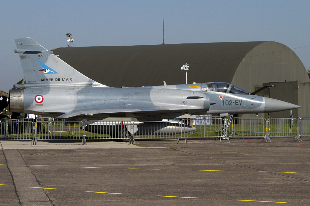 France - Air Force, 59 (102-EV), Dassault, Mirage 2000-5F, 03.07.2011, LFSX, Luxeuil, France 





