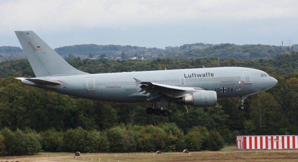 German Air Force (Luftwaffe),10+26,(c/n 522),Airbus A310-304MRTT,24.09.2012,CGN-EDDK,Kln-Bonn,GermanY