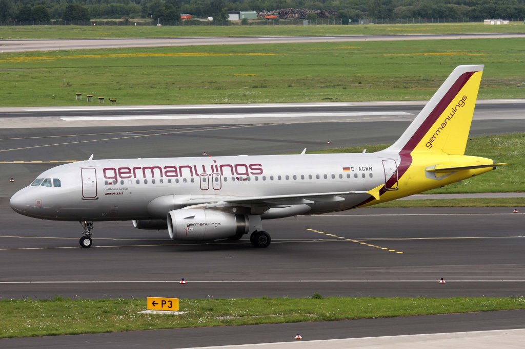 Germanwings, D-AGWN, Airbus, A 319-100, 11.08.2012, DUS-EDDL, Dsseldorf, Germany 