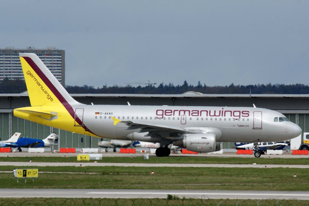Germanwings, D-AKNS, Airbus, A 319-100, 21.04.2012, STR-EDDS, Stuttgart, Germany 