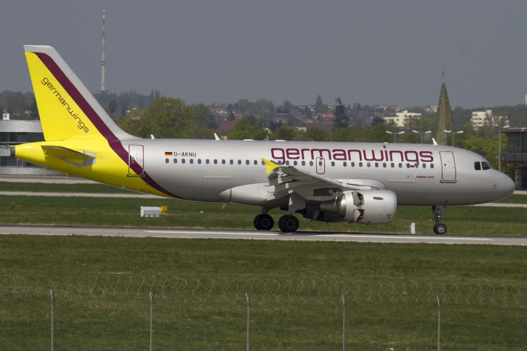 Germanwings, D-AKNU, Airbus, A319-112, 19.04.2011, STR, Stuttgart, Germany 



