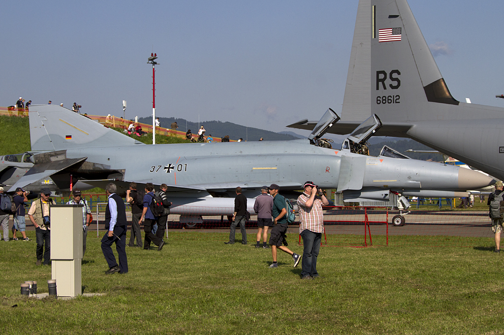 Germany - Air Force, 37+01, McDonnell Douglas, F-4F Phantom, 01.07.2011, LOXZ, Zeltweg, Austria


