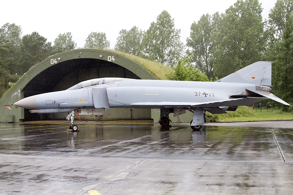 Germany - Air Force, 37+22, McDonnell Douglas, F-4F Phantom, 28.06.2013, ETNT, Wittmundhafen, Germany 