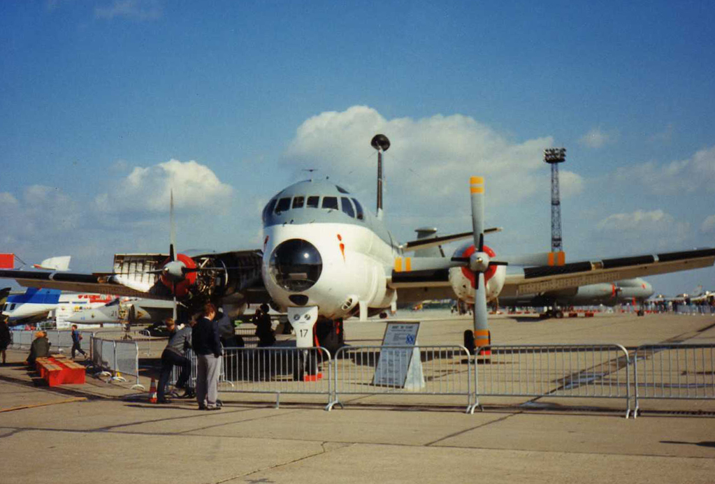 Germany Navy Breguet 1150 Atlantic 61+17 auf der ILA 1994 in Berlin-Schnefeld (Scan)