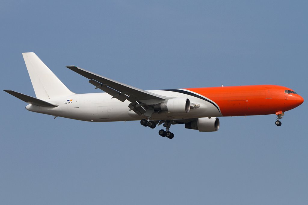 Gestair Cargo, EC-LKV, Boeing, B767-383ER-F, 14.04.2012, FRA, Frankfurt, Germany 



