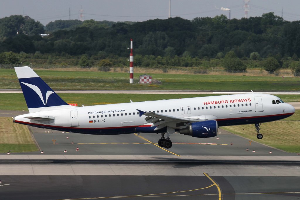 Hamburg Airways, D-AHHC, Airbus, 320-200, 11.08.2012, DUS-EDDL, Dsseldorf, Germany 

