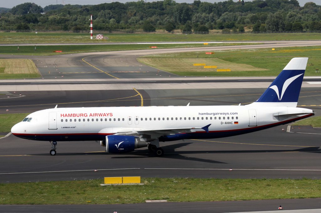 Hamburg Airways, D-AHHC, Airbus, 320-200, 11.08.2012, DUS-EDDL, Dsseldorf, Germany 

