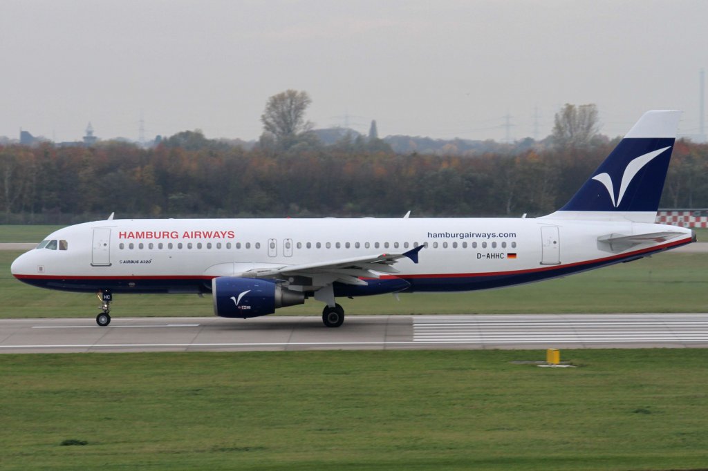 Hamburg Airways, D-AHHC, Airbus, A 320-200, 10.11.2012, DUS-EDDL, Dsseldorf, Germany 