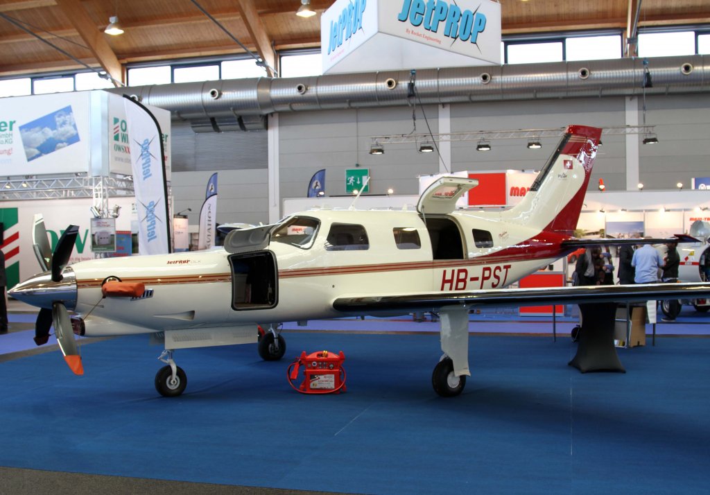 HB-PST, Piper, PA-46-350 P Malibu Mirage DLX, 24.04.2013, Aero 2013 (EDNY-FDH), Friedrichshafen, Germany