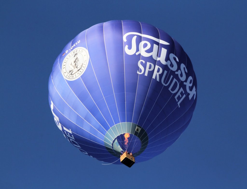 Heiluftballon ber Kchersberg am 1.10.2011.