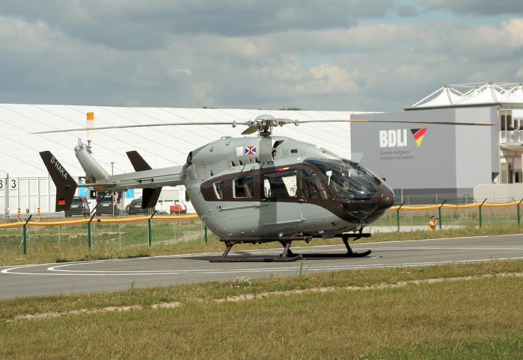 HTM Helicopter Travel Munich EC 145 D-HAKA am 13.09.23012 auf der ILA 2012