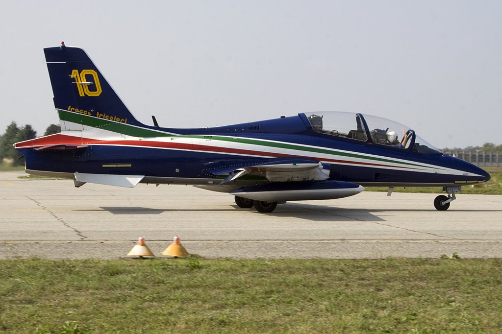 Italy - Air Force,( Frecce Tricolori ), MM54534, Aermacchi, MB-339PAN, 04.10.2009, LIMN, Cameri, Italy 

