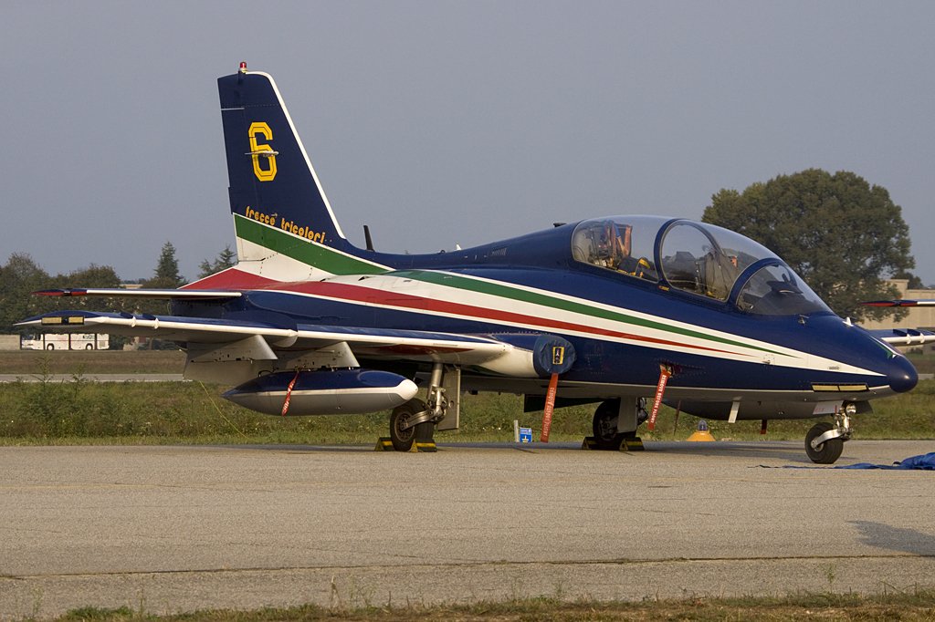 Italy - Air Force,( Frecce Tricolori ), MM55052, Aermacchi, MB-339PAN, 04.10.2009, LIMN, Cameri, Italy 

