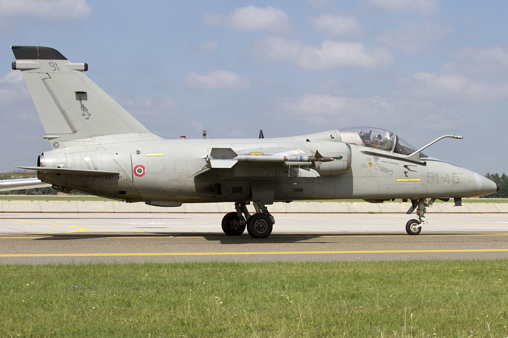 Italy - Air Force, MM7191, Alenia, AMX, 07.08.2010, LHKE, Kecskemet, Hungary 




