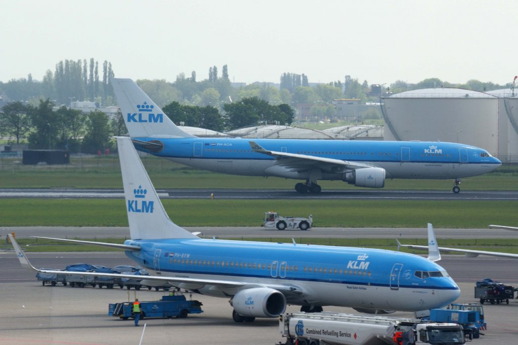 KLM Royal Dutch Airlines, PH-AOA  Dam - Amsterdam , Airbus, A 330-200, 25.05.2012, AMS-EHAM, Amsterdam (Schiphol), Niederlande 