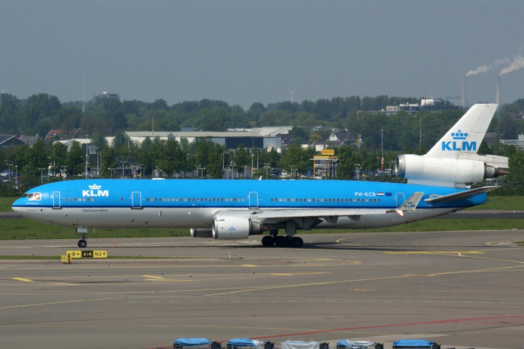 KLM Royal Dutch Airlines, PH-KCB  Maria Montessori , McDonnell Douglas, MD-11, 25.05.2012, AMS-EHAM, Amsterdam (Schiphol), Niederlande 