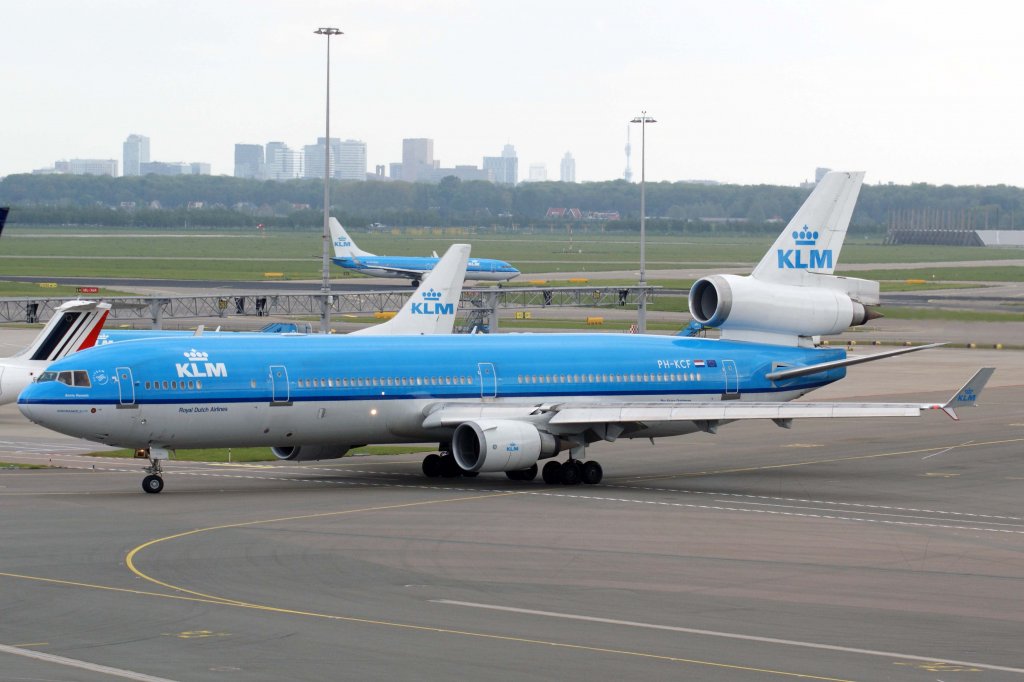 KLM Royal Dutch Airlines, PH-KCF  Annie Romein , McDonnell Douglas, MD-11, 25.05.2012, AMS-EHAM, Amsterdam (Schiphol), Niederlande 