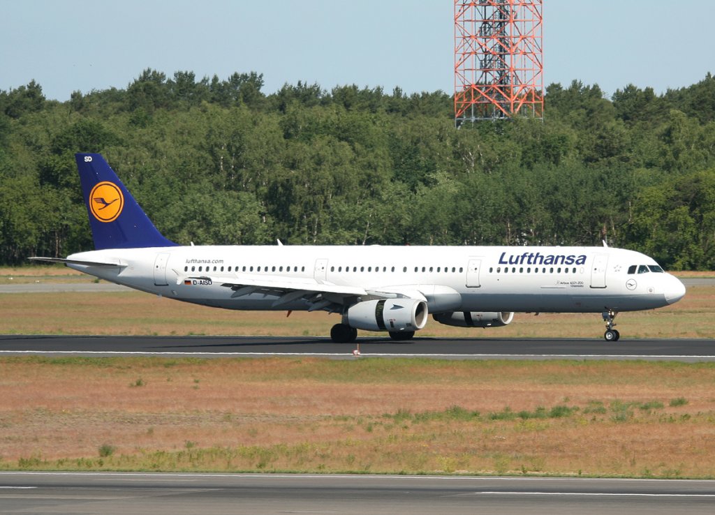 Lufthansa A 321-231 D-AISD  Chemnitz  nach der Landung in Berlin-Tegel am 02.06.2011