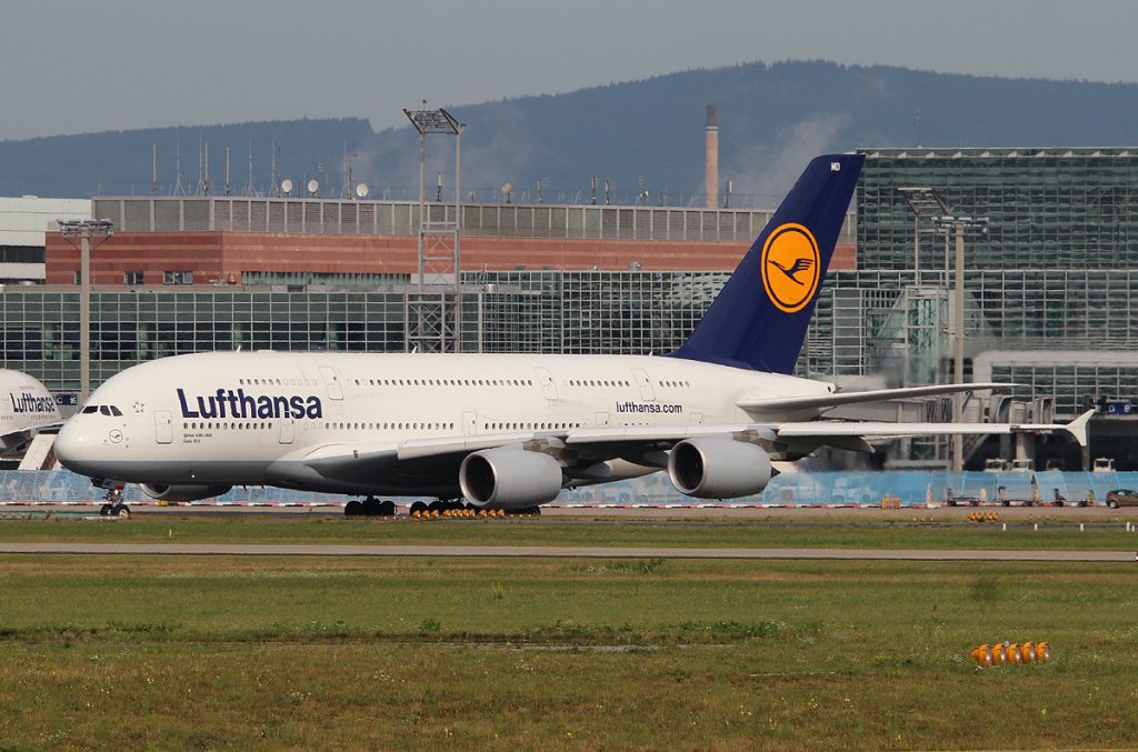 Lufthansa A 380-841 D-AIMD  Tokio  am 16.08.2012 auf dem Flughafen Frankfurt am Main