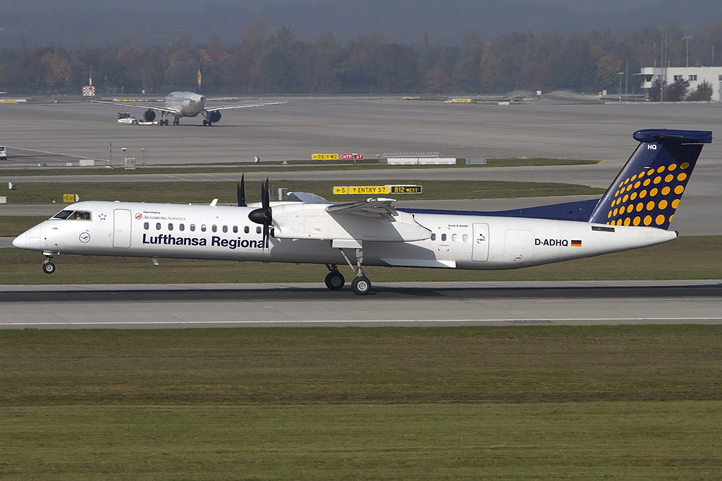 Lufthansa - Augsburg Airways, D-ADHQ, deHavilland, DHC-8-402, 25.10.2012, MUC, Mnchen, Germany 



