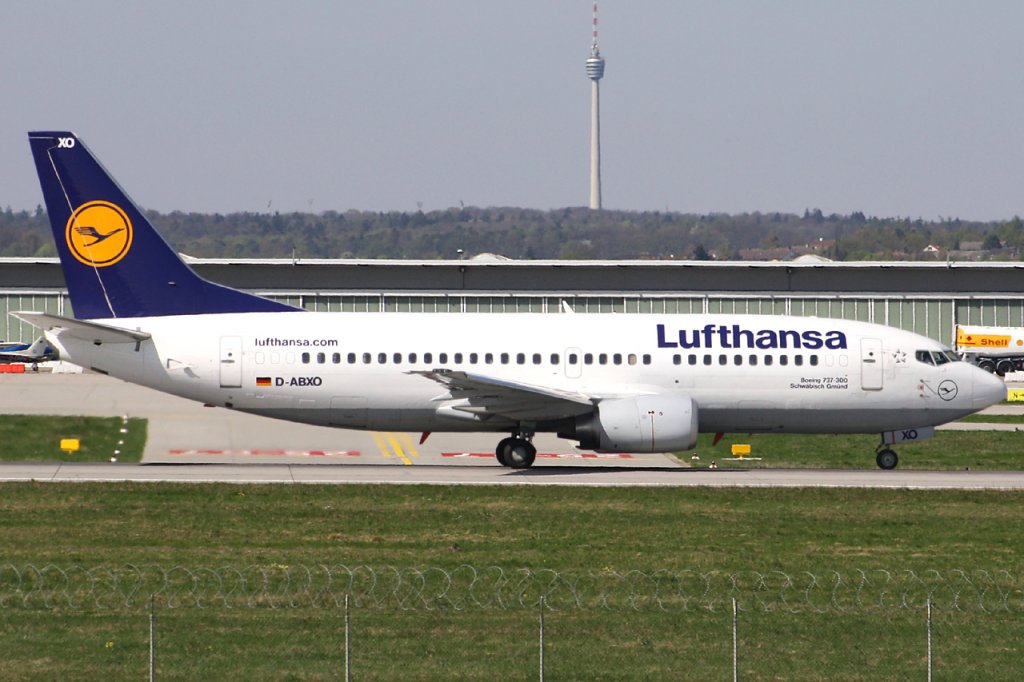 Lufthansa 
Boeing 737-330 
D-ABXO
STR Stuttgart [Echterdingen], Germany
09.04.11