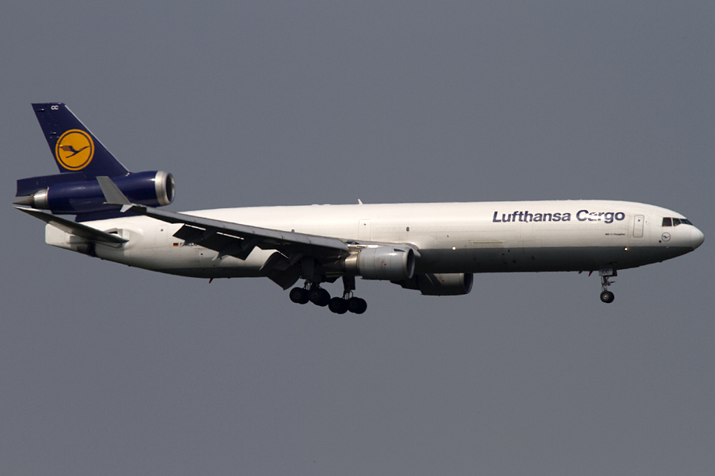 Lufthansa - Cargo, D-ALCC, McDonnell Douglas, MD11F, 24.04.2011, FRA, Frankfurt, Germany 




